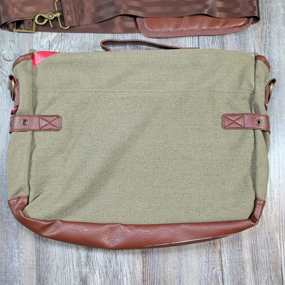 Vintage Inspired Marvel Captain America Civil War Superhero Messenger Laptop Bag